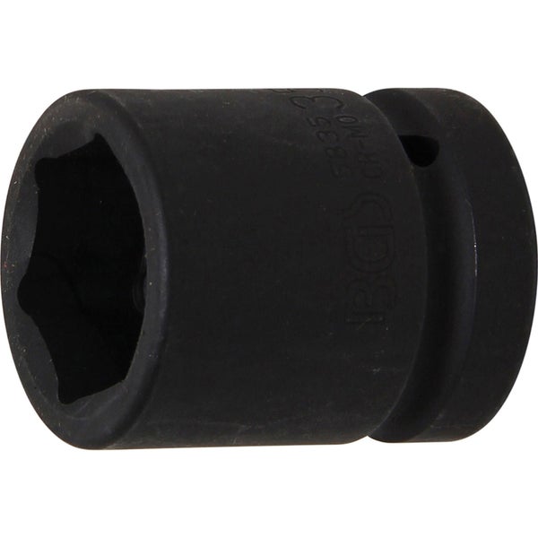 BGS Kraft-Steckschlüssel-Einsatz Sechskant Antrieb Innenvierkant 25 mm (1) SW 35 mm - 5835