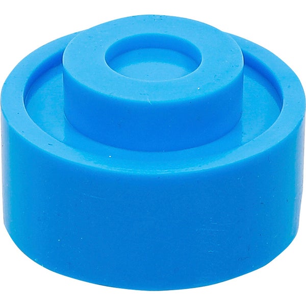 Blauer Silikonstopfen