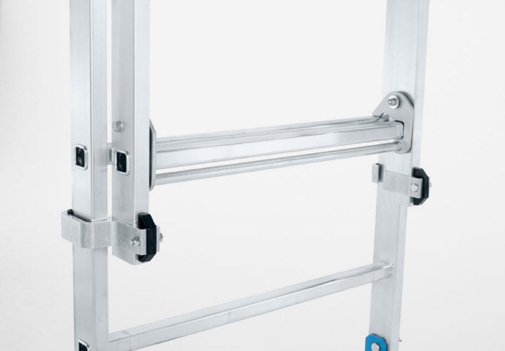 Detailansicht einer Aluminiumleiter