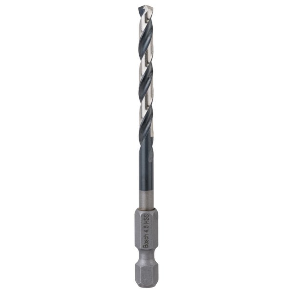 Bosch 1x HSS Spiralbohrer Impact Control mit Sechskantschaft 4,5 x 47 x 87 mm - 2608577055