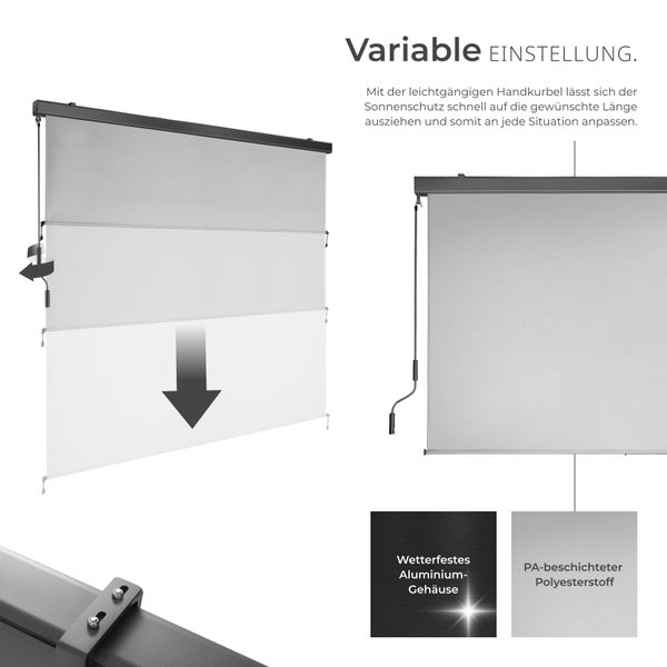 Vier quadratische Stuhlkissen mit Bindebändern