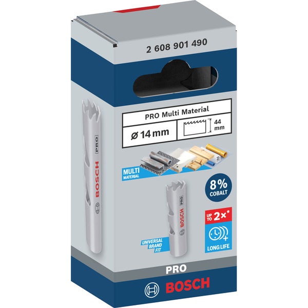 Bosch Pro Multi Material Lochsäge mit 14 mm Durchmesser im Karton