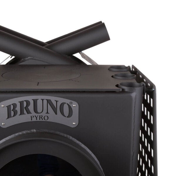 Werkstattofen Bruno Pyro III mit Herdplatte inkl. Seitenverkleidung Quattro