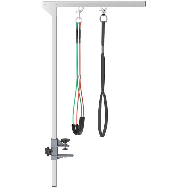 PawHut Haustier Fellpflege Arm, 36L x 8B x 74H cm, Aluminum, Edelstahl, Silber