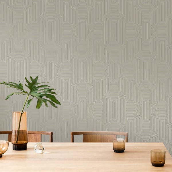 Vliestapete 118137 -  Taupe