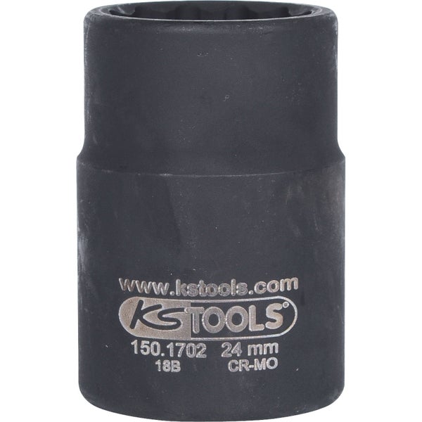 KS TOOLS 3/4 12-kant-Antriebswellen-Kraftstecknuss 24 mm - 150.1702