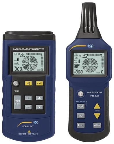 Kabelsuchgerät mit Sender und Empfänger