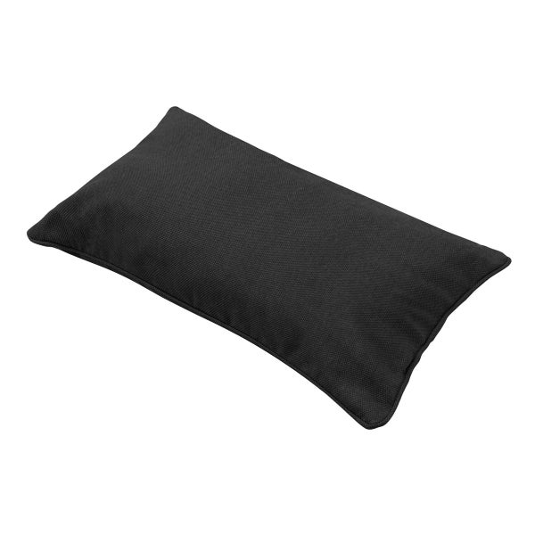 Dekokissen Schwarz Canvas Eco+ - Ca. 30x50 cm - 4er-Set