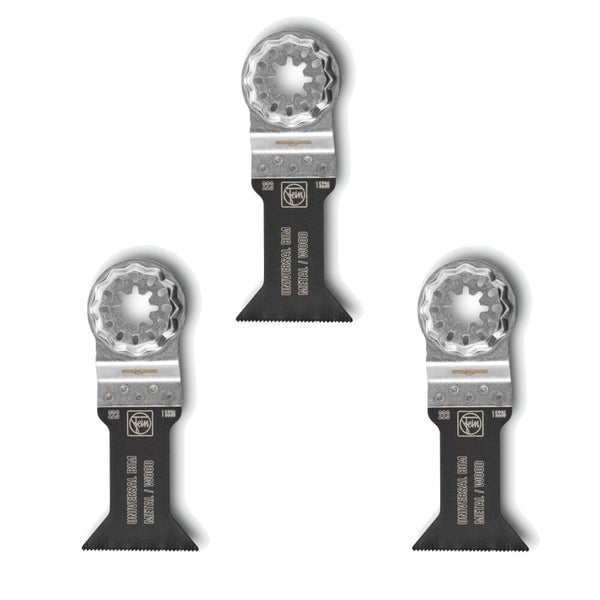 Fein 3x E-Cut Universal Sägeblatt Starlock 44 mm - 63502223220