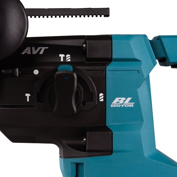 Detailansicht eines Bohrhammers mit AVT und BL Motor