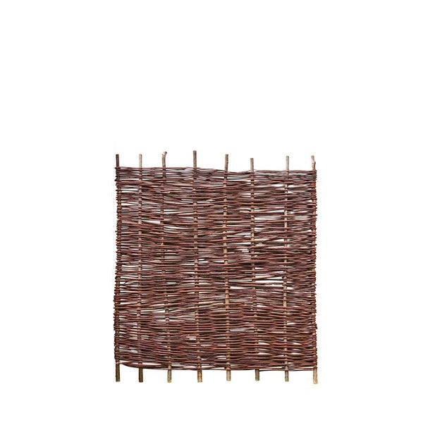 Flechtzaun aus Weide für den Garten