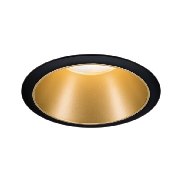 Einbauleuchte Cole IP23 rund 88mm GU10 max. 10W 230V dimmbar Schwarz, Gold matt