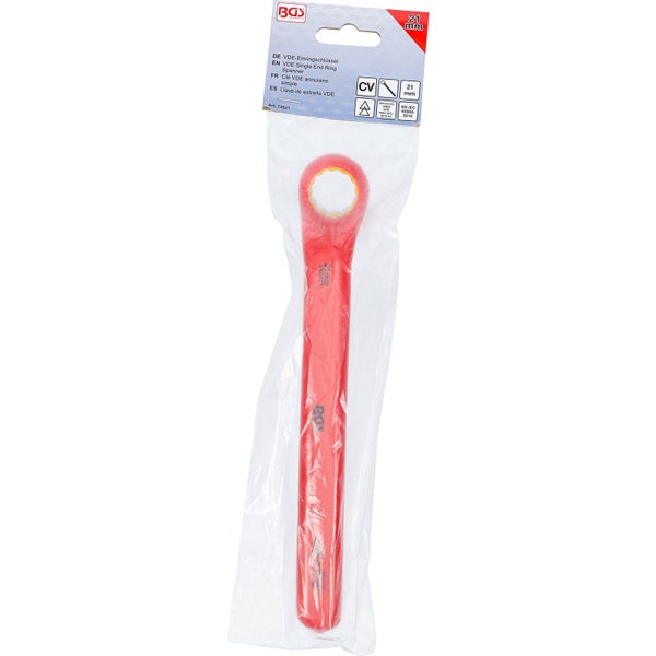 BGS VDE-Einringschlüssel tief gekröpft SW 21 mm - 72021
