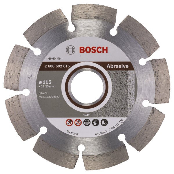 Bosch Diamanttrennscheibe Standard for Abrasive 115x22,23x6x7 mm 2608602615