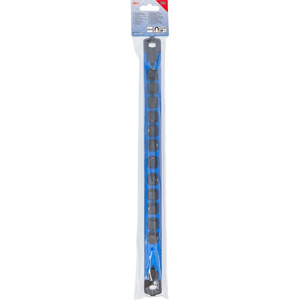 BGS Halteschiene für 12 Steckschlüssel-Einsätze magnetisch für Antrieb 12,5 mm (1/2) - 74551