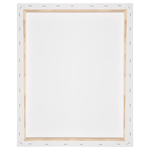 Leere Leinwand auf Keilrahmen für Malerei und Kunstprojekte