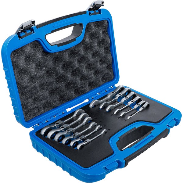 Ringmaulschlüsselsatz in einem blauen Werkzeugkoffer