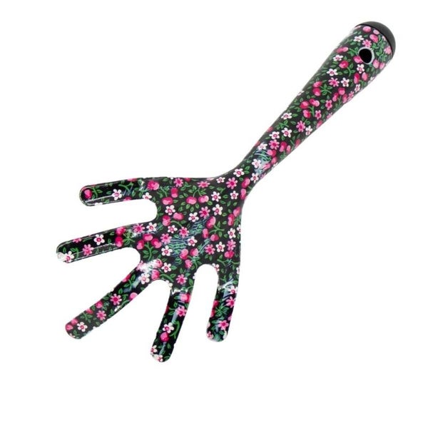 Handgrubber mit Blumenmotiv