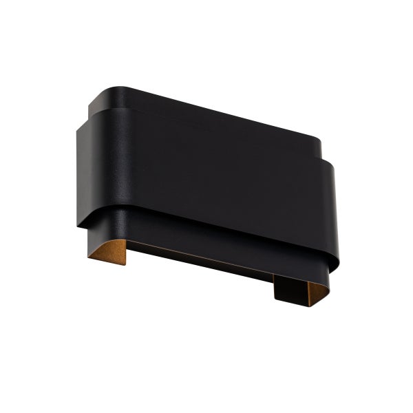 Schwarze Wandleuchte für den Innenbereich