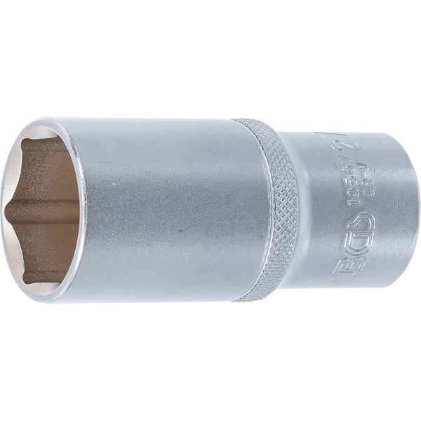 BGS Steckschlüssel-Einsatz Sechskant tief Antrieb Innenvierkant 12,5 mm (1/2) SW 27 mm - 10567