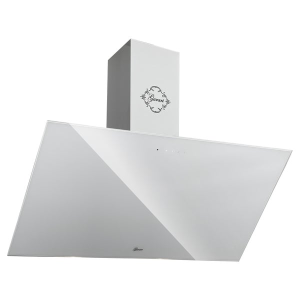 Wandhaube Gurari mit Glasfront und Touch Bedienung fuer Kueche