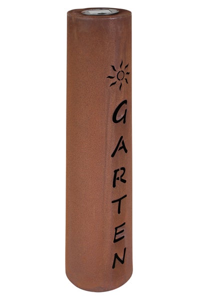 FRANK FLECHTWAREN | LED-Säule Garten, METALL, KUNSTSTOFF, 16,5x13,5x61,5cm