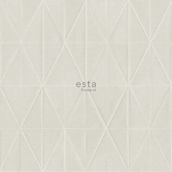 ESTAhome Dreieck-Tapete mit geometrischem Muster