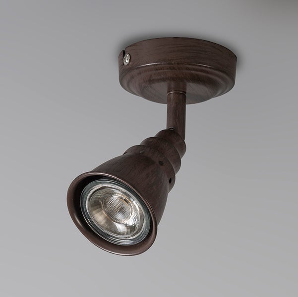 Deckenstrahler mit einem Lichtpunkt zur Montage an der Decke