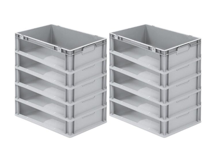 PROREGAL Eurobox NextGen Store HxBxT 17 x 40 x 60 cm 34 Liter Seite Offen Eurobehälter Transportbox