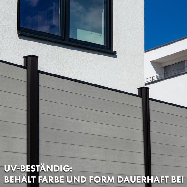 Collage mit verschiedenen Ansichten von Möbelgriffen des Modells Denver