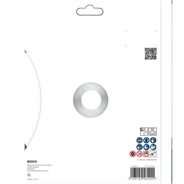 Verpackung einer Trennscheibe