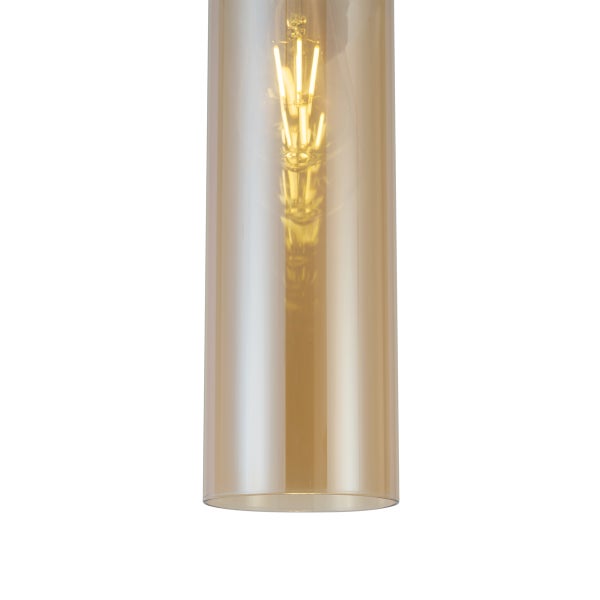 Zylinderförmige Lampe mit Leuchtfaden