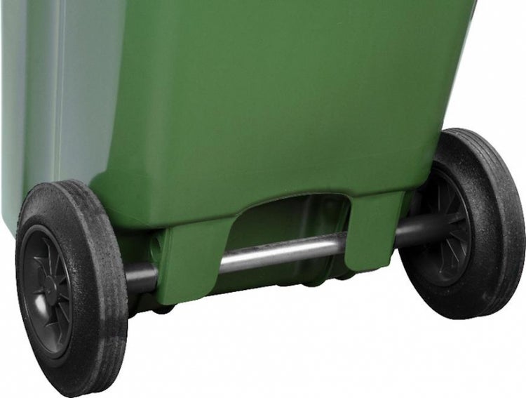 PROREGAL Mülltonne Mgb 120 Liter HDPE-Kunststoff Grün