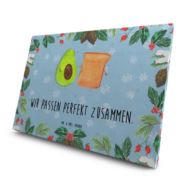 Mr. & Mrs. Panda Tee Adventskalender Avocado Toast - Blau Pastell