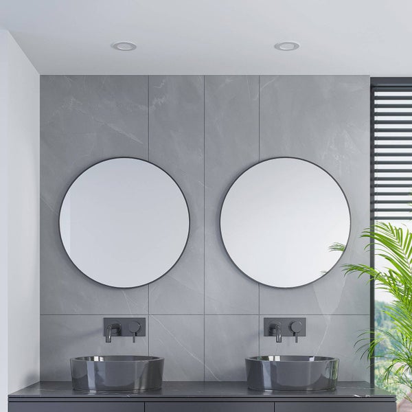 PRIOS LED Cadance (Modern) in Alu aus Aluminium (1 flammig, ) Badezimmerleuchte