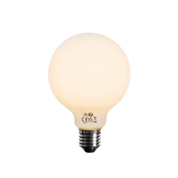 Set mit 5 E27 Dimmbare LED-Glühbirne Opal G95 5W 450lm 2200K