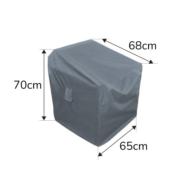 PegasoMarine Schutzhülle 65x68x70 cm für Gartensessel Wetterfeste Abdeckung für Gartenmöbel