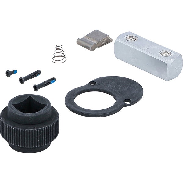 Einzelteile eines Ratschenschlüssels