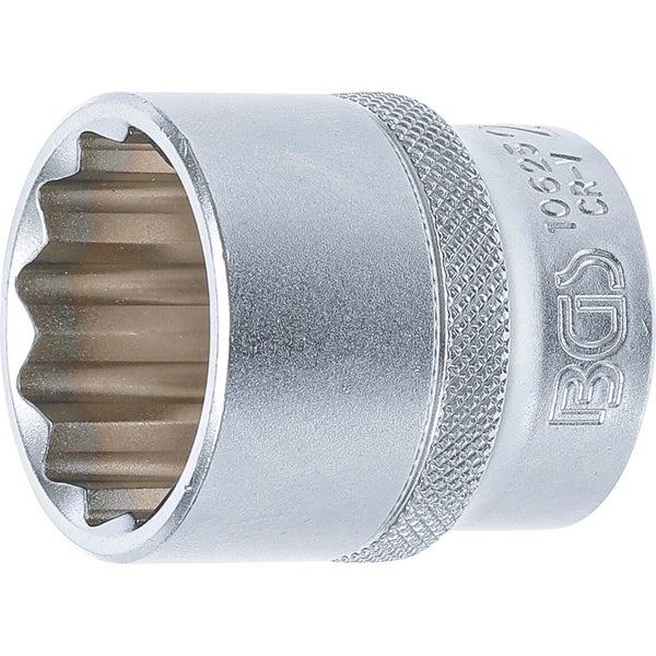 BGS Steckschlüssel-Einsatz Zwölfkant Antrieb Innenvierkant 12,5 mm (1/2) SW 28 mm - 10625