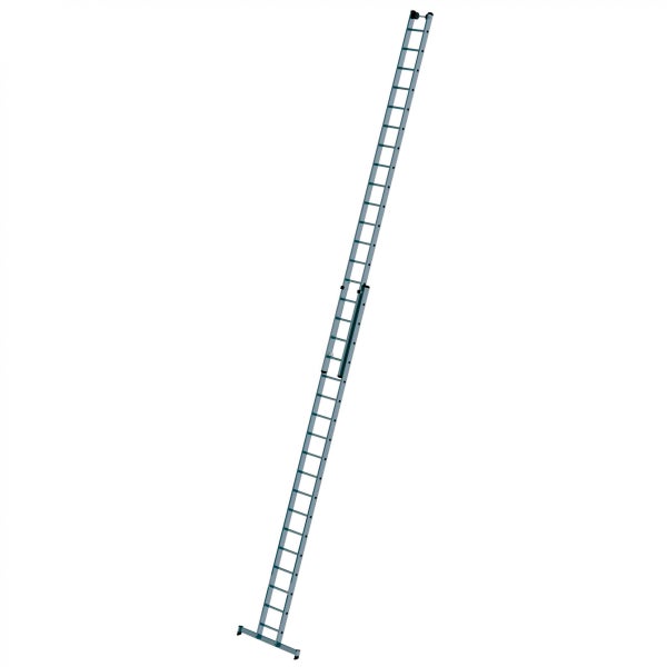 MUNK Schiebeleiter mit Traverse 2x17 Sprossen