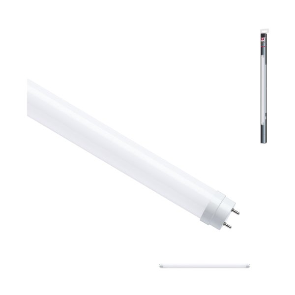 LED Röhre mit Verpackung und Detailansicht