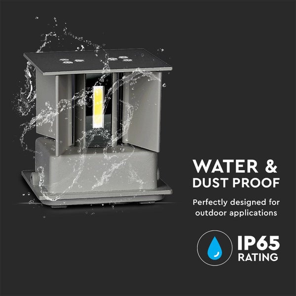Wasserdichte und staubdichte Außenleuchte mit Schutzart IP65