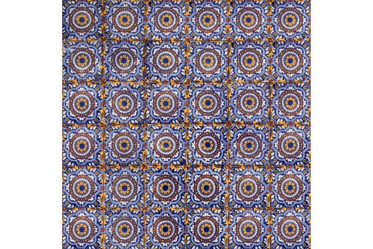 Fliesen mit kreisförmigem Muster