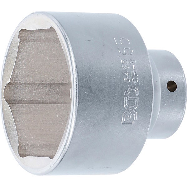 BGS Steckschlüssel-Einsatz Sechskant Antrieb Innenvierkant 20 mm (3/4) SW 65 mm - 3465