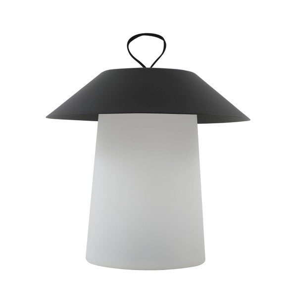 Lindby LED Akkutischlampe, dimmbare Akku Tischlampe kabellos mit Touchdimmer aufladbare tragbare Tischleuchte Outdoor Garten IP44