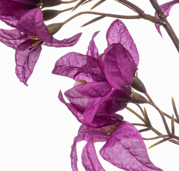 Künstlicher Zweig Bougainvillea MOWLER mit Blüten, lila, 70cm - Deko Bougainvilleazweig