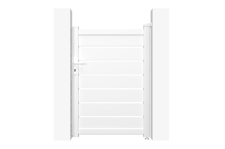 VOGEL 300B140 Flügeltor-Paket + VOGEL 100P140 Weißes Tor
