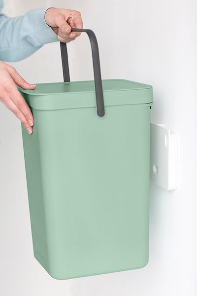 PROREGAL Großvolumiger E-Zigarettensammler Mit Schutzdach Standfuß 3,7 Liter HxBxT 113,5,3 x 31 x 31 cm Verzinkter Stahl Grau
