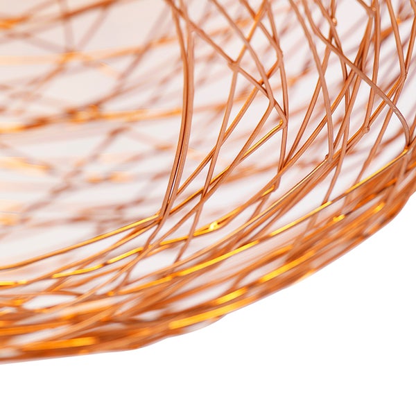 Detailaufnahme eines Drahtschirms