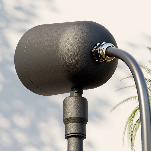 Verstellbare, schwarze Schreibtischlampe mit E14-Fassung und Ein-/Ausschalter